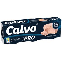 Atún claro CALVO natural +Pro pack 3x56 g pne