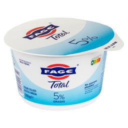 FAGE Yogur natural colado receta griega, con tan sólo 5% materia grasa Total 500 g