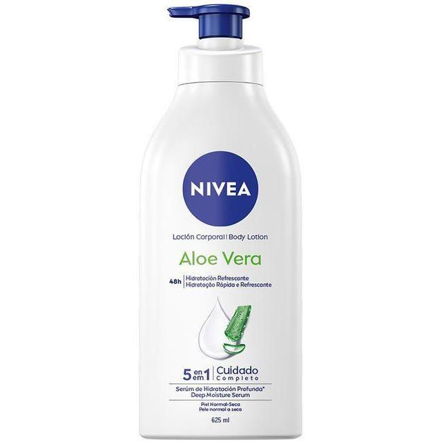 Loción corporal aloe vera nivea, dosificador 625 ml