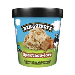 BEN & JERRY´S Spectacu-love tarrina de helado de nata con galletas caramelizadas con canela 465 ml