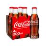 COCA COLA Refresco de cola COCA COLA pack 4 uds. x 20 cl