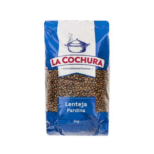 Lenteja pardina la cochura, paquete 1 kg