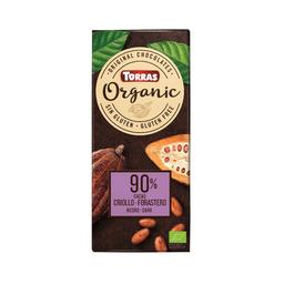 TORRAS Chocolate negro Organic ecológico ( 90% cacao) TORRAS 100 g