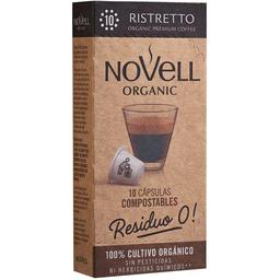 Café orgánico ristretto compatible nespresso novell, 10 uds