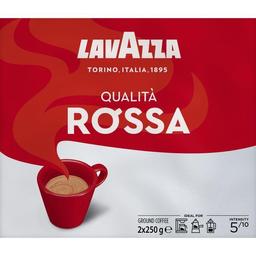 Café molido qualita rossa lavazza, pack 2x250 g