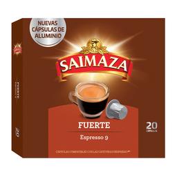 SAIMAZA Café en cápsulas fuerte I9, 20 uds