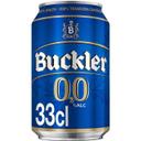 Cerveza sin alcohol 0,0% buckler, lata 33 cl