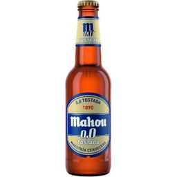 Cerveza 0,0 tostada mahou, botellín 33 cl