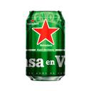 Cerveza heineken, lata 33 cl