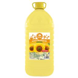 Aceite de girasol para freír Carrefour garrafa 5 l