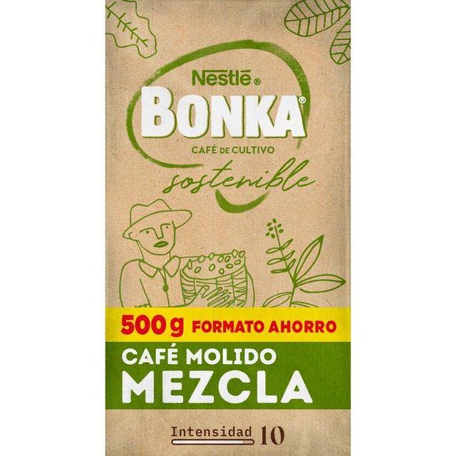 Café molido mezcla de cultivo sostenible Nestlé Bonka 500 g