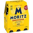 Cerveza moritz, pack 6x25cl