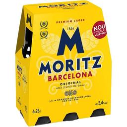 Cerveza moritz, pack 6x25cl