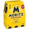 Cerveza moritz, pack 6x25cl