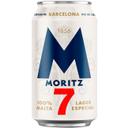 Cerveza moritz, lata 7x33 cl