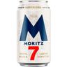 Cerveza moritz, lata 7x33 cl