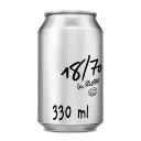LA RUBIA 18/70 Cerveza en lata, 1 uds 33 cl. 