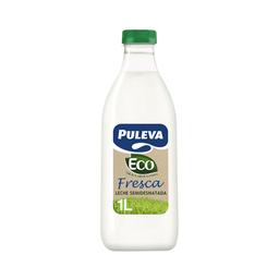 PULEVA Leche fresca de vaca semidesnatada de origen ecológico Eco 1 l