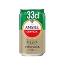 Cerveza lager tostada Amstel Clásica lata 33 cl. 