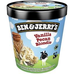 Helado de vainilla y pecan blondie ben&jerry's, tarrina 465 ml