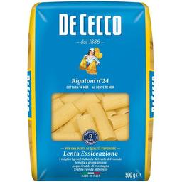 Pasta rigatoni nº 24 de cecco, paquete 500 g