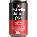 Cerveza estrella galicia, lata 25 cl