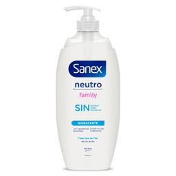 Gel de ducha hidratante Family Sanex Neutro 750 ml