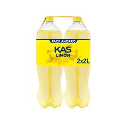 KAS Refresco de limón pack 2 botellas de 2 l