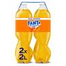 Fanta de naranja zero azúcares añadidos pack 2 botellas 2 l