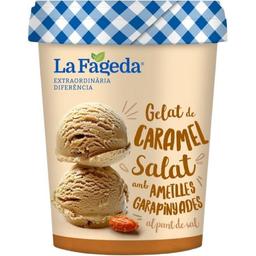 Helado caramelo almendra garrapiñada la fageda, 500 ml