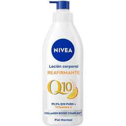 Crema corporal firming piel normal nivea q10, dosificador 625 ml