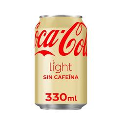 COCA COLA LIGHT Refresco de cola Light sin cafeína lata de 33 cl