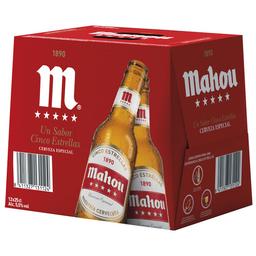 MAHOU 5 ESTRELLAS Cerveza pack 12 uds. x. 25 cl