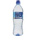 Agua mineral natural eroski, botellín tapón sport 75 cl