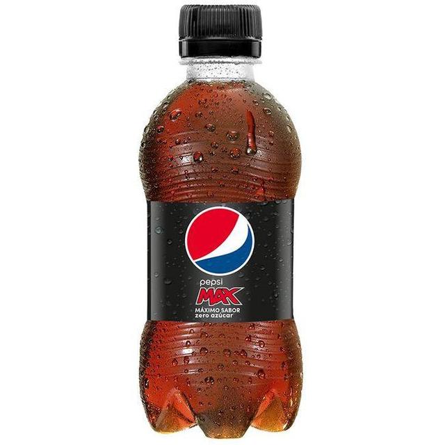 Refresco de cola sin azúcar pepsi max, botellín 33 cl