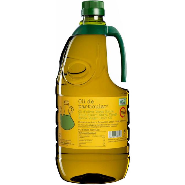 Aceite de oliva virgen extra oli de particular, garrafa 2 litros