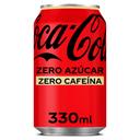 Refresco cola Coca-Cola lata 33cl zero zero sin cafeína