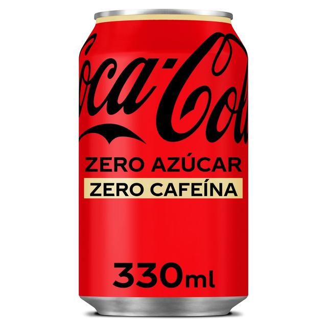 Refresco cola Coca-Cola lata 33cl zero zero sin cafeína