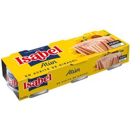 Atún en aceite de girasol ISABEL pack 3x65 g pn