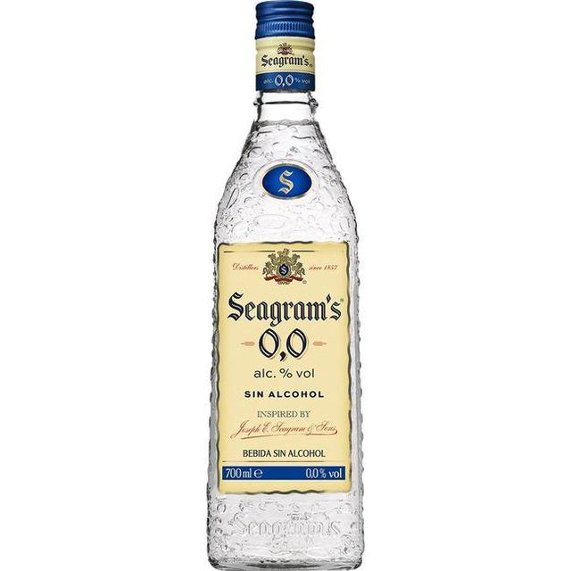 Bebida sin alcohol % seagrams, botella 70 cl