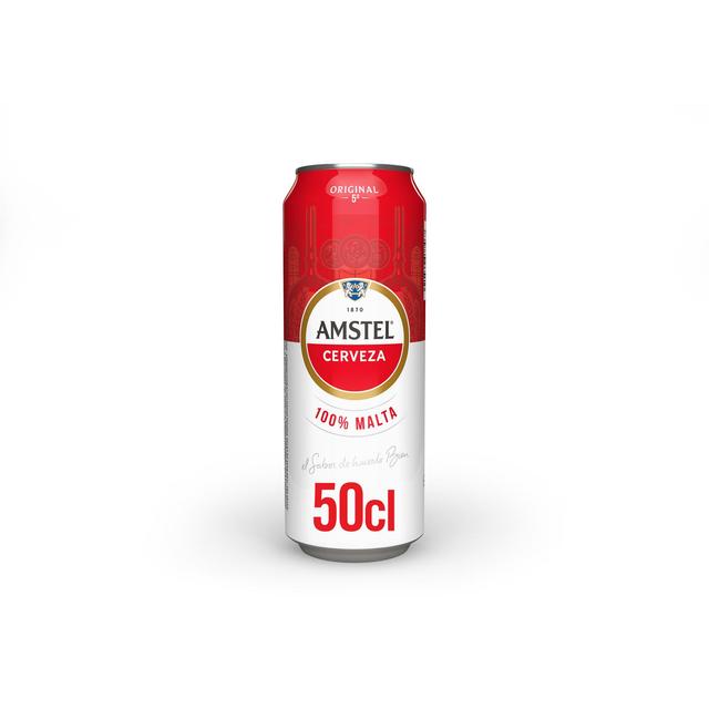 Cerveza Amstel 100% Malta lata 50 cl