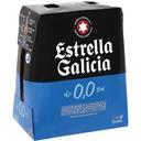 Cerveza sin alcohol 0,0 ESTRELLA GALICIA pack 6x25 cl