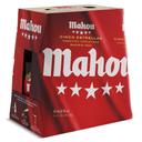 Cerveza rubia especial Mahou 5 Estrellas pack 6 botellas 25cl