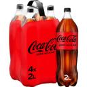 Coca Cola zero azúcar pack 4 botellas 2 l