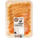 Filetes extrafinos pechuga pollo campero e. natur, bandeja 280 g