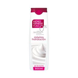 HIDRO GENESE Puro 0% Gel de baño o ducha, con activos hidratante para una máxima hidratación 800 ml