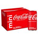 COCA COLA normal lata pack 6x20 cl