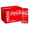 Coca Cola mini pack 6 latas 20 cl