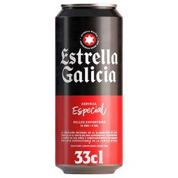 Cerveza especial estrella galicia, lata 33 cl