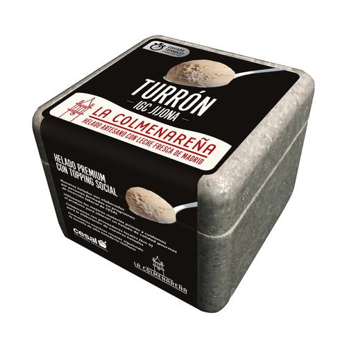 LA COLMENAREÑA Tarrina de helado artesano de turrón, con IGC Jijona 500 ml